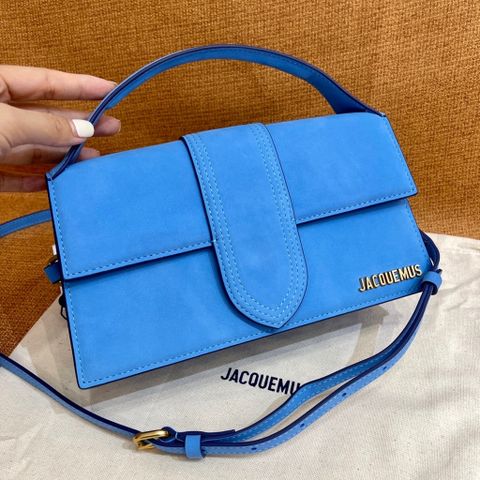 Túi xách nữ JACQUEMUS* da lộn size 24cm đẹp sang SIÊU CẤP