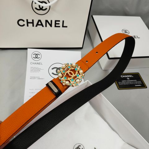 Belt nữ chanel* bản 2,5cm mặt nạm ngọc và đá đẹp sang