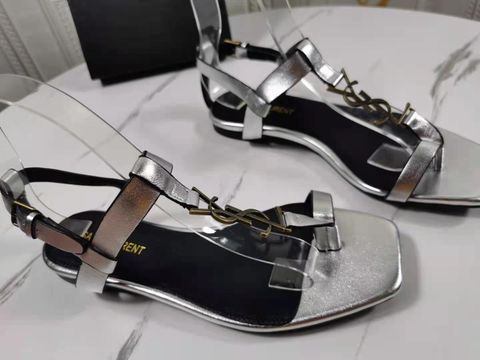 Sandal nữ YSL* sỏ ngón quai da bò có nhiều màu đẹp