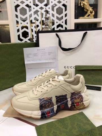 Sneaker GUCCI* rhyton nam nữ in hình đẹp độc