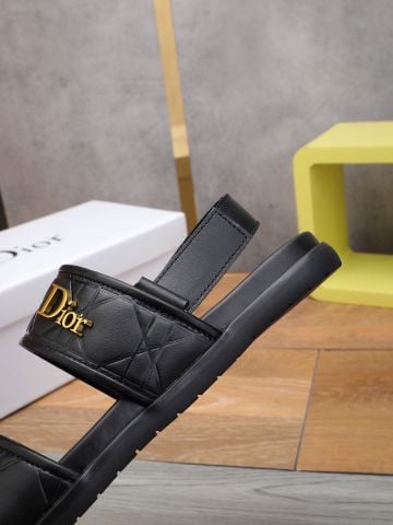 Sandal nam Dior* quai da bò dập nổi hoạ tiết đẹp cao cấp