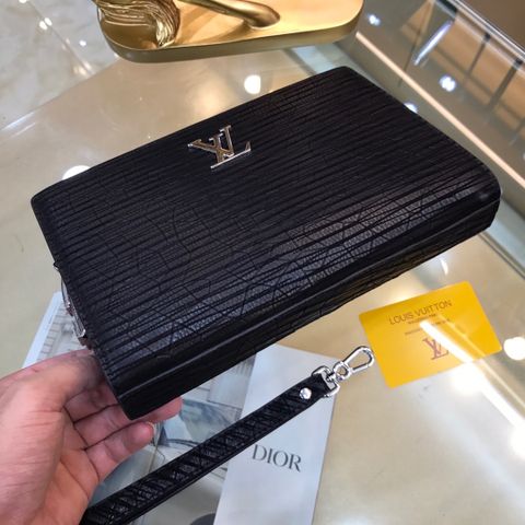 Clutch LV* nam nữ 26cm da bò vân mềm đẹp cao cấp