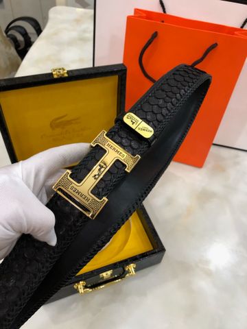 Belt nam Hermes* da trăn nhập khẩu đẹp độc