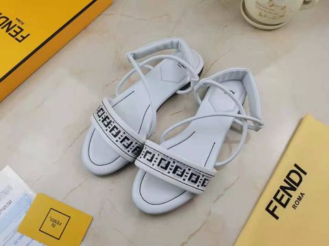 Sandal nữ Fendy* đế bệt quai da bò cói đan hoạ tiết đẹp cao cấp