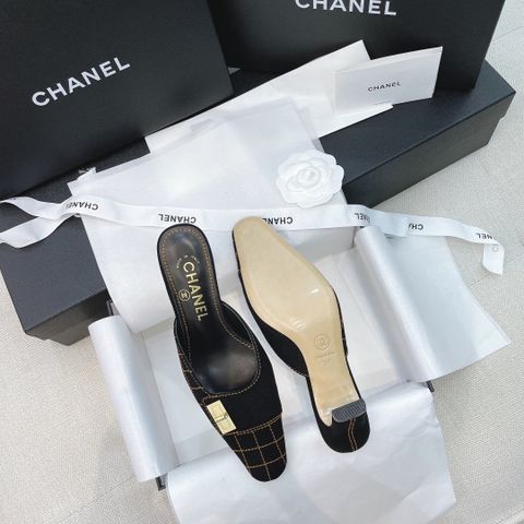 Sục cao gót chanel* cao 8cm đẹp SIÊU CẤP