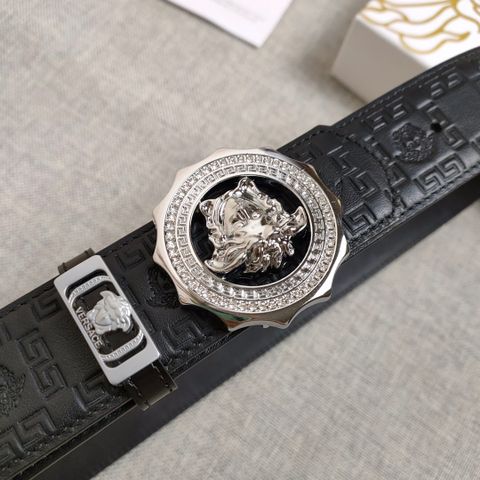 Belt nam VERSACE* mặt nạm đá dây da dập nổi hoạ tiết