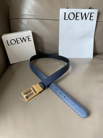 Belt nam nữ loewe bản 3cm dây da nhám mặt xoay dùng đc cả 2 mặt đẹp tiện