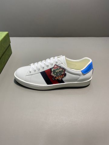 Sneaker GUCCI* nam nữ da bò thêu hình đẹp mẫu mới SIÊU CẤP