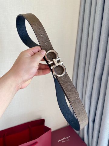 Belt nam SALVATORE* dây da các mẫu dùng 2 mặt dây bản 3,5cm đẹp