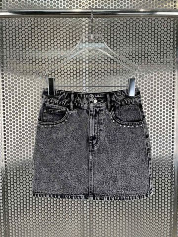 Áo croptop và chân váy jeans đẹp cao cấp áo