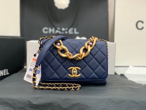 Túi xách nữ chanel* SIÊU CẤP size mini 18cm xích vàng to bản đẹp sang