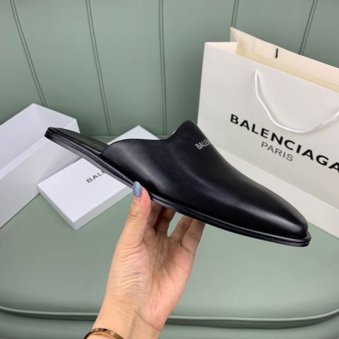 Sục nam BALENCIAGA* da bò lỳ mềm in chữ đẹp cao cấp