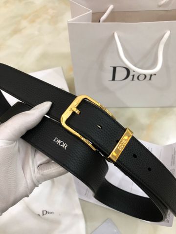 Belt nam Dior* da bò mềm khoá vàng đẹp sang lịch lãm