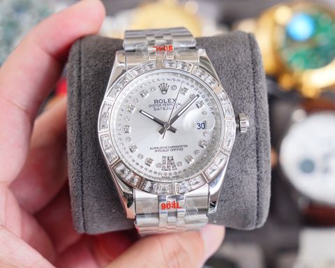 Đồng hồ nam nữ rolex dây kim loại case nữ 35mm nam 41mm SIÊU CẤP