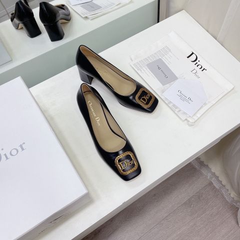 Giày cao gót Dior* SIÊU CẤP gót to cao 6cm mẫu mới đẹp sang SIÊU CẤP