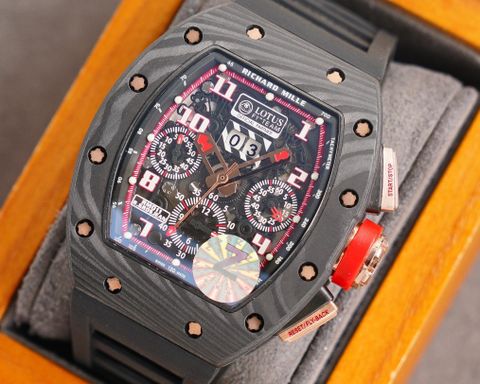 Đồng hồ nam RICHARD* MILLE* thể thao dây cao su lộ cơ dáng khoẻ đẹp SIÊU CẤP