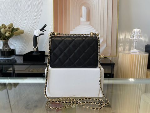 Túi xách nữ chanel* woc 19cm khoá vàng da cừu mềm đẹp SIÊU CẤP