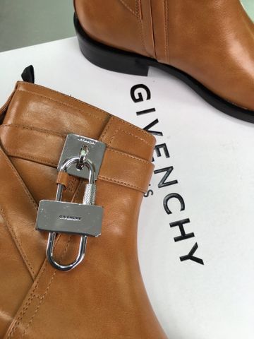 Boot GIVENCHY* cổ lỡ da bò lỳ mền khoá bạc kiểu đẹp