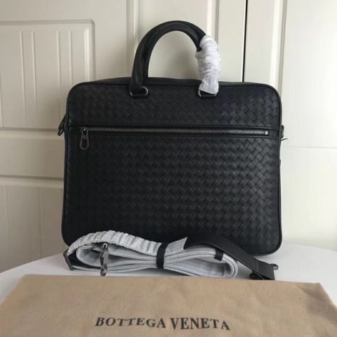 Túi nam BOTTEGA* VENETA* đựng laptop da bò đan size 28cm