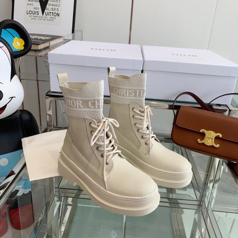 Boot Dior* da bò cổ pha chun len viền chữ kiểu đẹp SIÊU CẤP