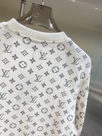 Áo pull nam LV* hoạ tiết Monogram trắng đẹp