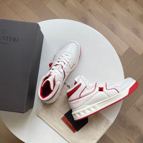 Sneaker VALENTINO* cao cổ da bò phối màu đẹp SIÊU CẤP 