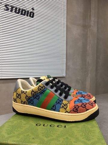 Giày thể thao nữ GUCCI* hoạ tiết logo phối màu