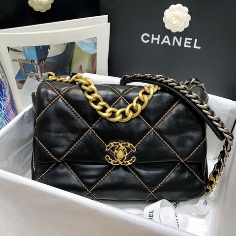 Túi xách nữ chanel* SIÊU CẤP da cừu xích vàng đẹp sang size 26cm và 30cm