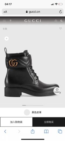 Boot GUCCI* dáng khoẻ mẫu mới đen lỳ phối hoạ tiết