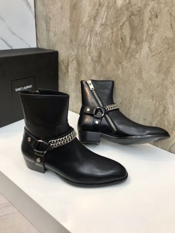 Boot nam YSL* VIP 1:1 mới đai xích và đai đinh bạc