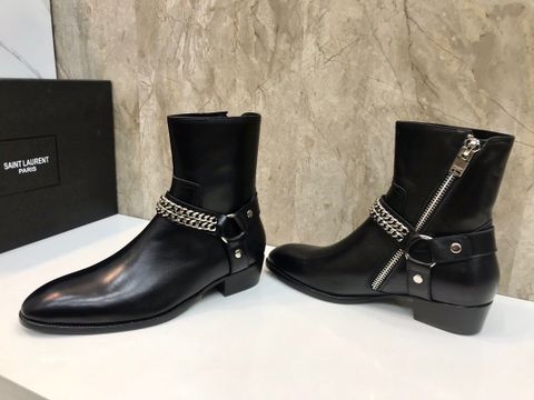 Boot nam YSL* VIP 1:1 mới đai xích và đai đinh bạc