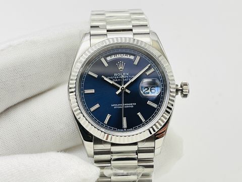 Đồng hồ nam rolex* dây kim loại vỏ bạc mặt nhiều màu VIP 1:1