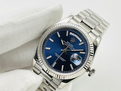 Đồng hồ nam rolex* dây kim loại vỏ bạc mặt nhiều màu VIP 1:1