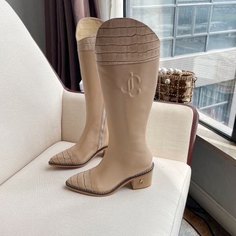 Boot JIMMY* CHOO* cổ cao gần gối da bò