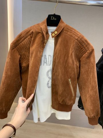 Áo khoác Dior* da lộn oversize đẹp cao cấp size sml