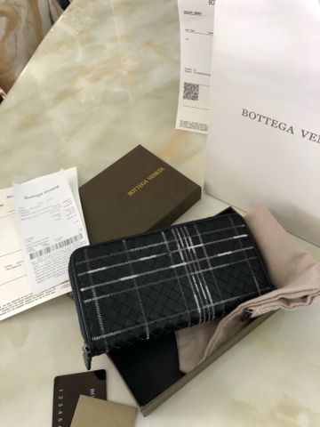 Ví nam nữ Bottega* Veneta* dáng dài da bò đan đẹp