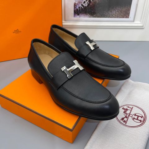 Giày âu Hermes* da bò lỳ mềm đẹp lịch lãm