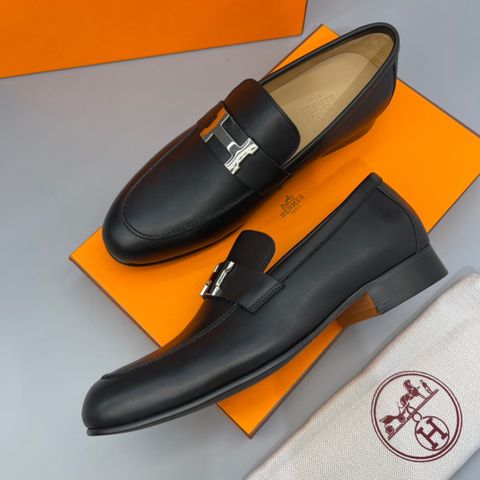 Giày âu Hermes* da bò lỳ mềm đẹp lịch lãm