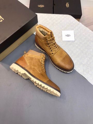 Giày nam cao cổ ugg buộc dây da lộn đẹp cao cấp