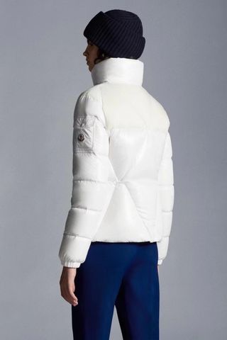 Áo phao nữ moncler* lông vũ đai chun eo kiểu đẹp VIP 1:1 màu trắng và đen size 1-2-3-4