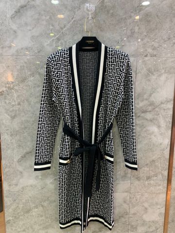 Áo len nữ BALMAIN* hoạ tiết đai eo đep sang cao cấp