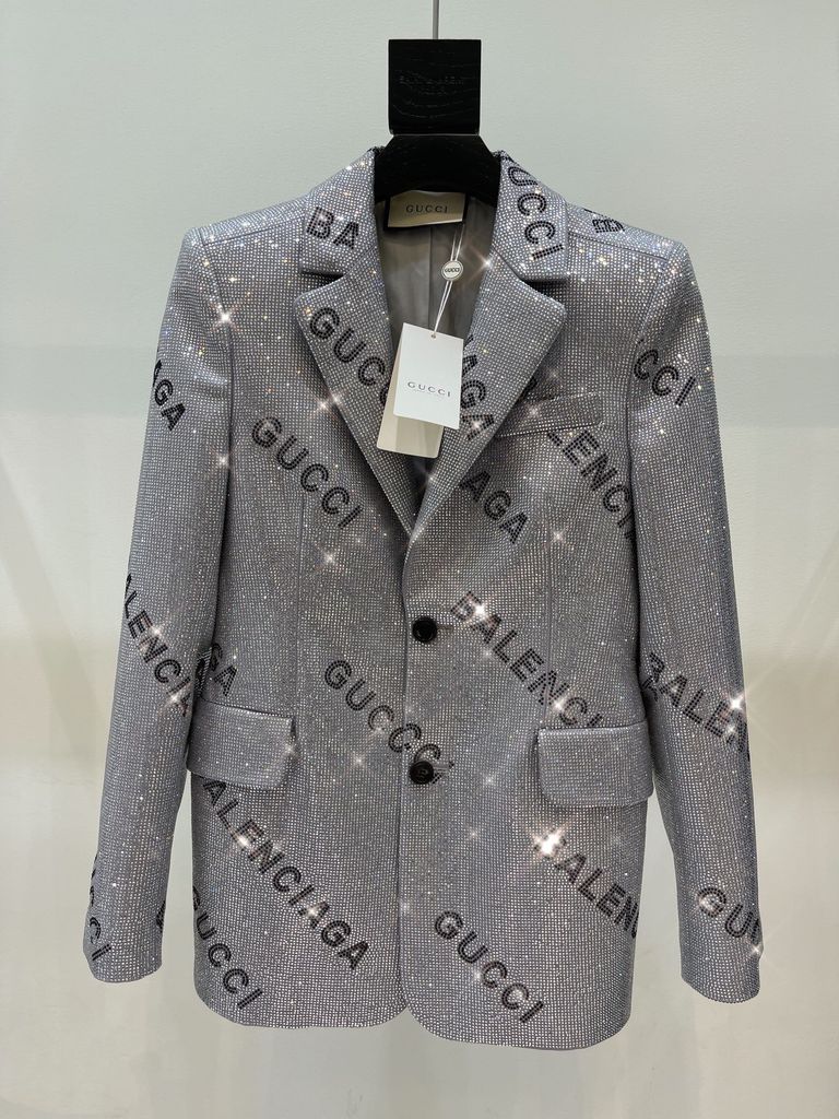 Áo khoác nữ siêu cấp Vest LV vải Tweed Autumn Winter Wool Long Sleeve Suit  Jacket