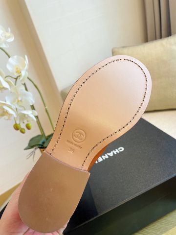 Boot chanel* cổ lỡ VIP 1:1 đế cao 4cm da bò trần trám đẹp màu cam đất và đen