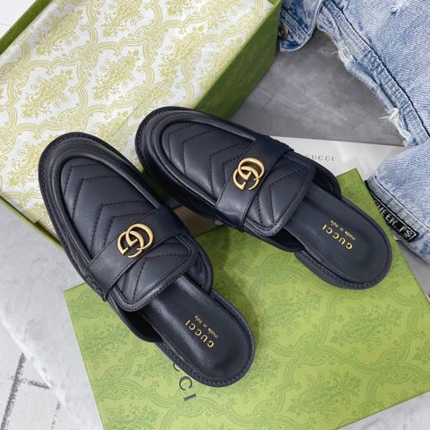 Sục GUCCI* SIÊU CẤP da bò lỳ trần chỉ hình học đẹp sang 35-40