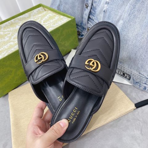 Sục GUCCI* SIÊU CẤP da bò lỳ trần chỉ hình học đẹp sang 35-40