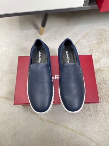 Giày slip on nam SALVATORE* da bò lỳ