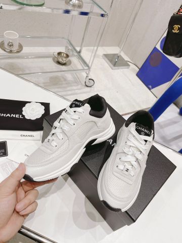 Giày thể thao nữ chanel* phối vải đẹp SIÊU CẤP