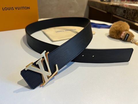 Belt nam LV* shake mẫu mới da tăm ngang bản 4cm logo kiểu mới đẹp sang