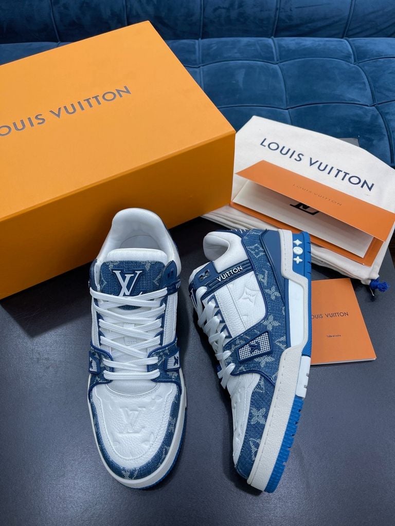 giày lv trainer sneaker