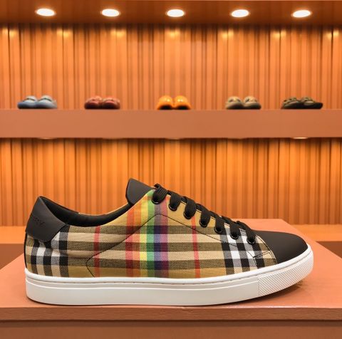 Giày nam buộc dây BURBERRY* phối kẻ đẹp hàng cao cấp 38-44